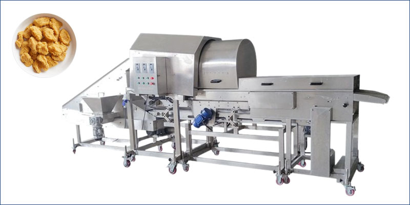 drum flour coating machine