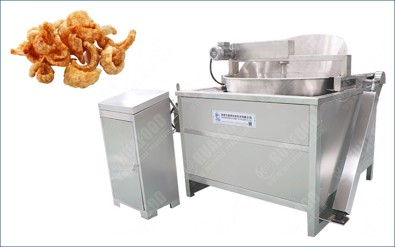 pork rinds deep frying machine