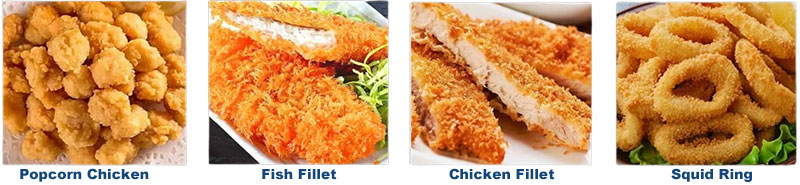tempura battering machine applications