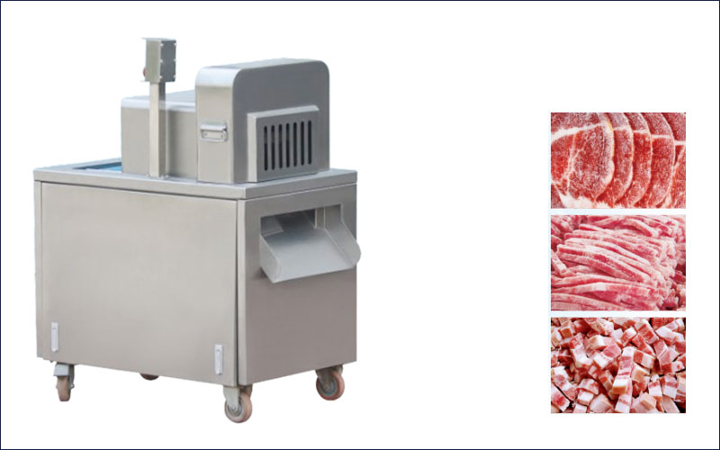 frozen meat cutting machine